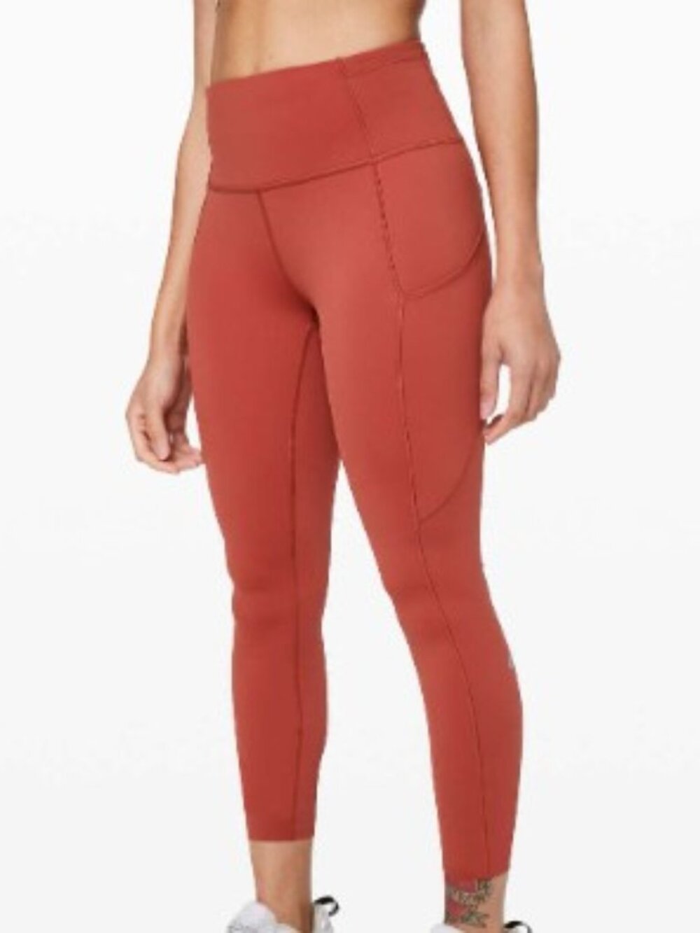 Lululemon Fast and Free Tight II 25" *Non-Reflective Nulux Cayenne 8